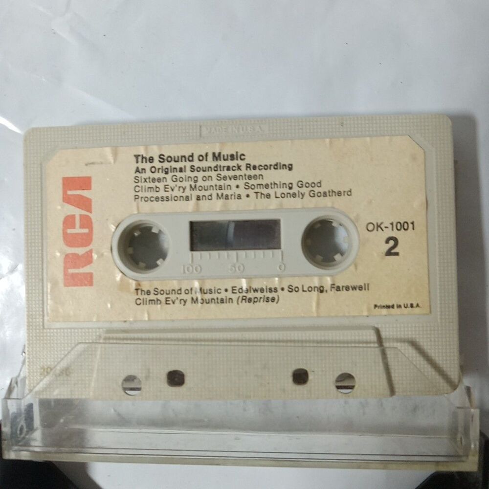 The Sound of Music - 1994 - Soundtrack - Cassette Tape Tape Only.   #122